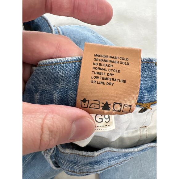 Driftwood Denim Jackie Jeans Lace Hem Women's 27 / 4 Boho Romantic Capsule - Picture 8 of 10